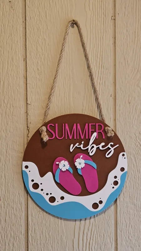 Decorative Craft Sign - 3D printed home decor sign